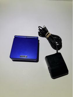 Nintendo Game Boy Advance SP 2002 AGS-001 Handheld System Cobalt Blue - Tested