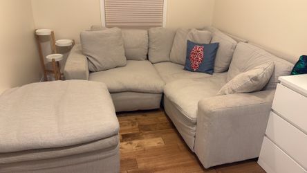 Ashley Sectional w/ Ottoman – Down-Filled Cushions, Super Comfy – $450 OBO