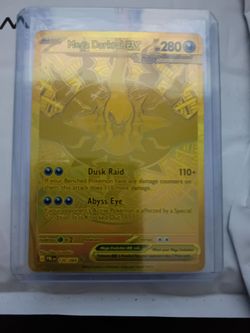 Mega Darkrai EX Gold Pokémon Card 120/084