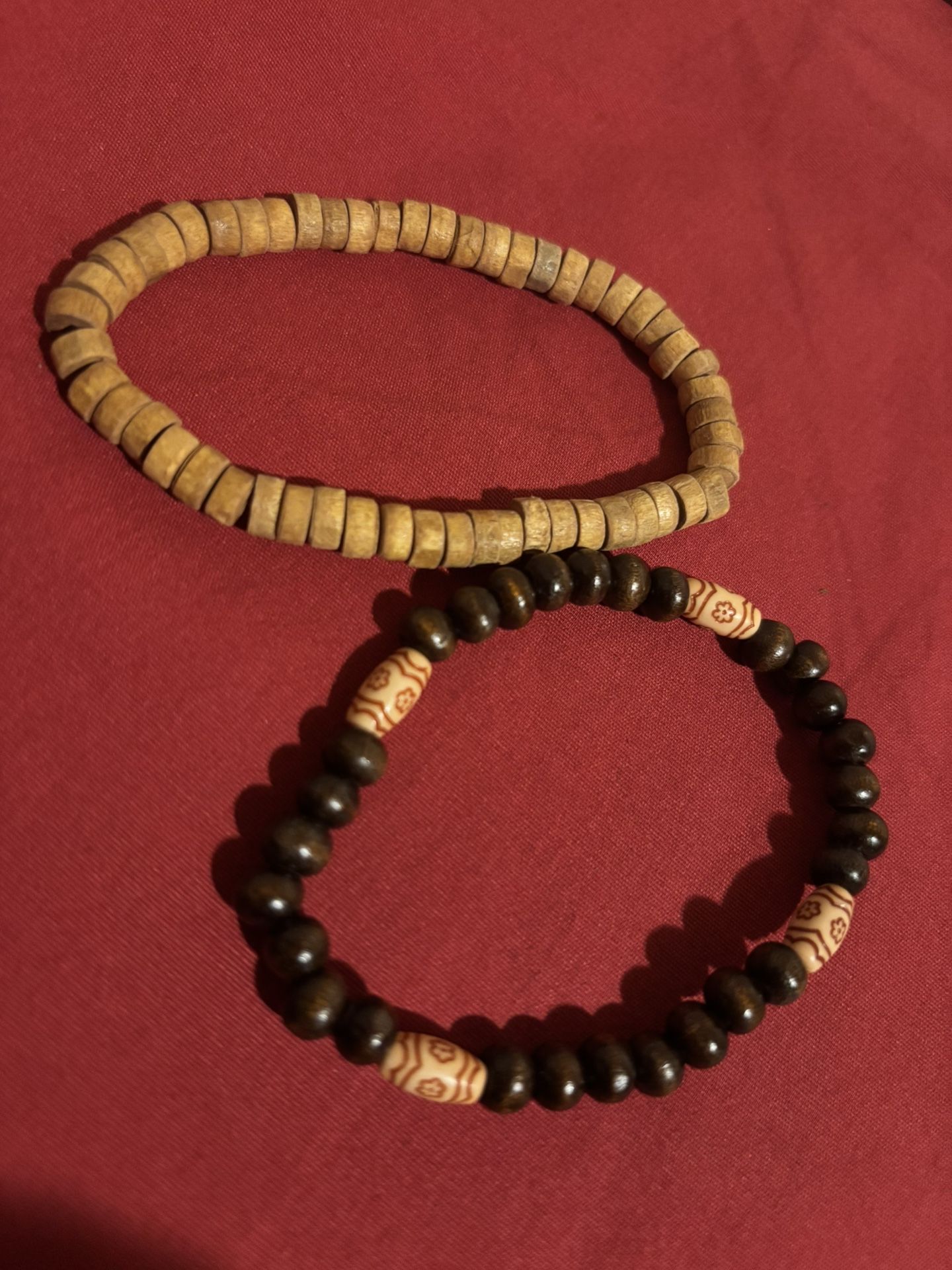 Wooden Beaded Bracelets