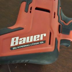 BAUER 20V Brushless Cordless Compact Reciprocating Saw – Tool Only
