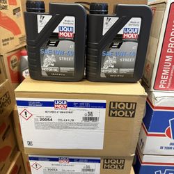 Liqui Moly 10w40 20w50 6 Quarts
