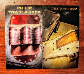 Handmade Electrical Leather Tool Pouches