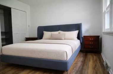 IKEA Blue Bed with Mattress MUST GO FAST!