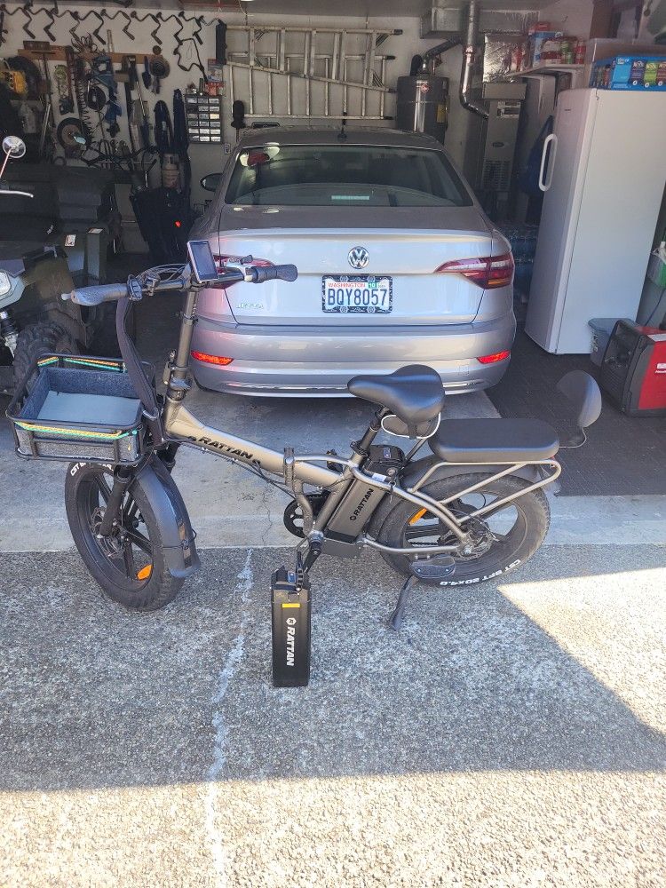 E Bike Rattan 750 LM Pro Folding Bike