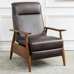 Brand New Solaris Black Faux Leather Standard ) Recliner