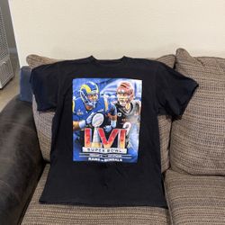 Size Large, Super Bowl Rams .VS. Bengals T-shirt.