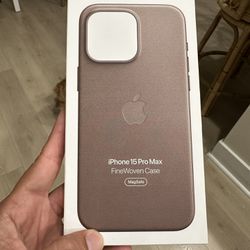 New In Box iPhone 15 Pro Brown Case 