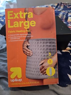 Electric Heating Pad For Back Pain & Cramps Relief 12"x24"6 Level Auto Shut Off