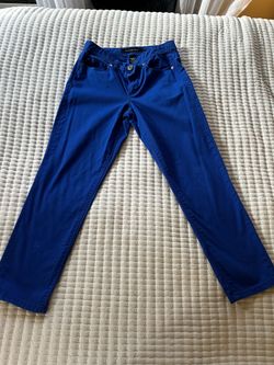 Calvin Klein Blue Skinny Crop Jeans Size 6