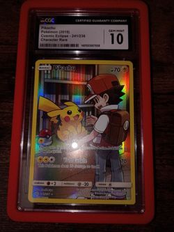 Pikachu cosmic eclipse "CGC Gem Mint 10"241/236