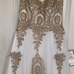 White Macy’s Dress