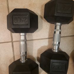25 lbs dumbbells