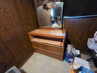 Vintage dresser with mirror