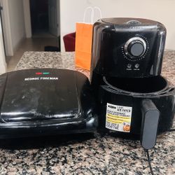 Panini Maker And Air fryer - Hardly Used 