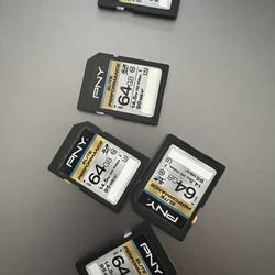 64 Gb Class 10 Memory Cards - Qty 50 For $300 Or $20 Each 