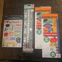 School Scrapbook Stickers 