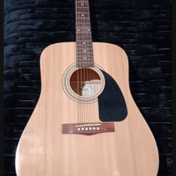 Fender Acoustic With Capo And Pics $150