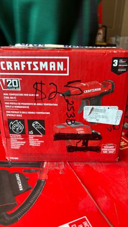 Craftsman Dual Temperature mini glue gun(tool only)