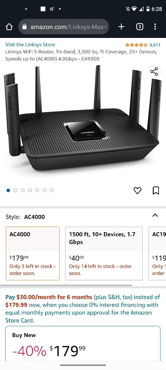 Linksby 5 Band Router With Wifi Control App