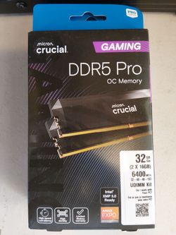 Crucial DDR5 Pro OC Memory 32GB
