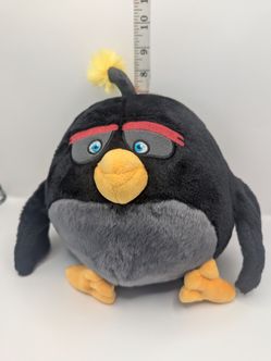 2016 Angry Birds Movie Bomb Talking Plush Works Rovio 7" Sound