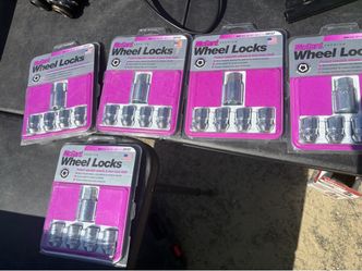 Five packs of wheel locks