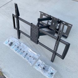 $39 (New) Full motion 37”-75” tv wall mount swivel tilt vesa 600x400mm, max load 110 lbs