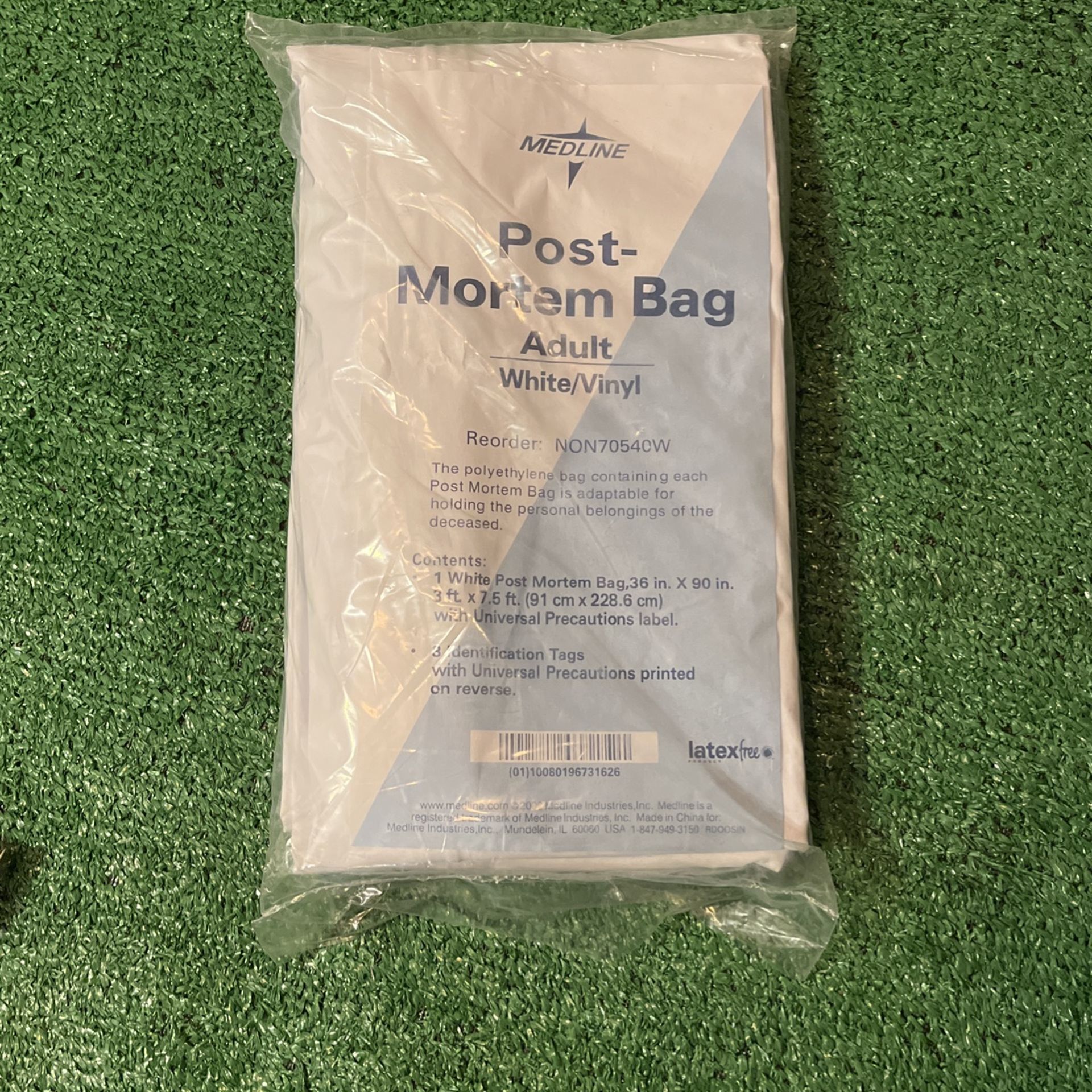 Post Mortem Body Bag For Halloween Decorations