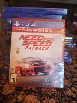 Need for Speed Payback  PlayStation Hits - Sony PlayStation 4 PS4 New/Sealed