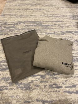 Essentials Dark Oatmeal Hoodie 2022 SIZE S, L