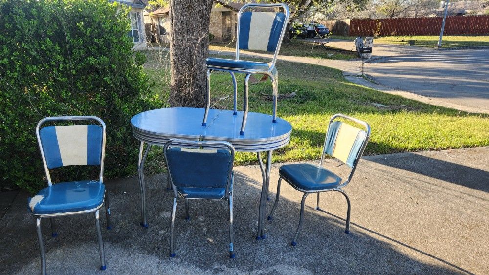 1950s Formica And Chrome Dinette Set