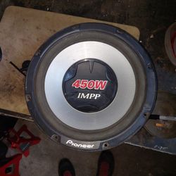 12" Pioneer Subwoofer 