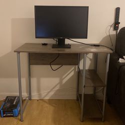 Pc Monitor And Desk Bundle 