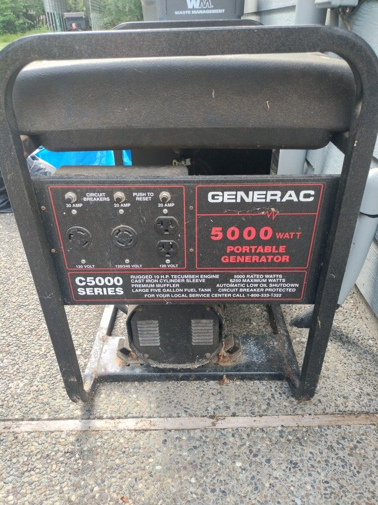 Generac 5000w Generator