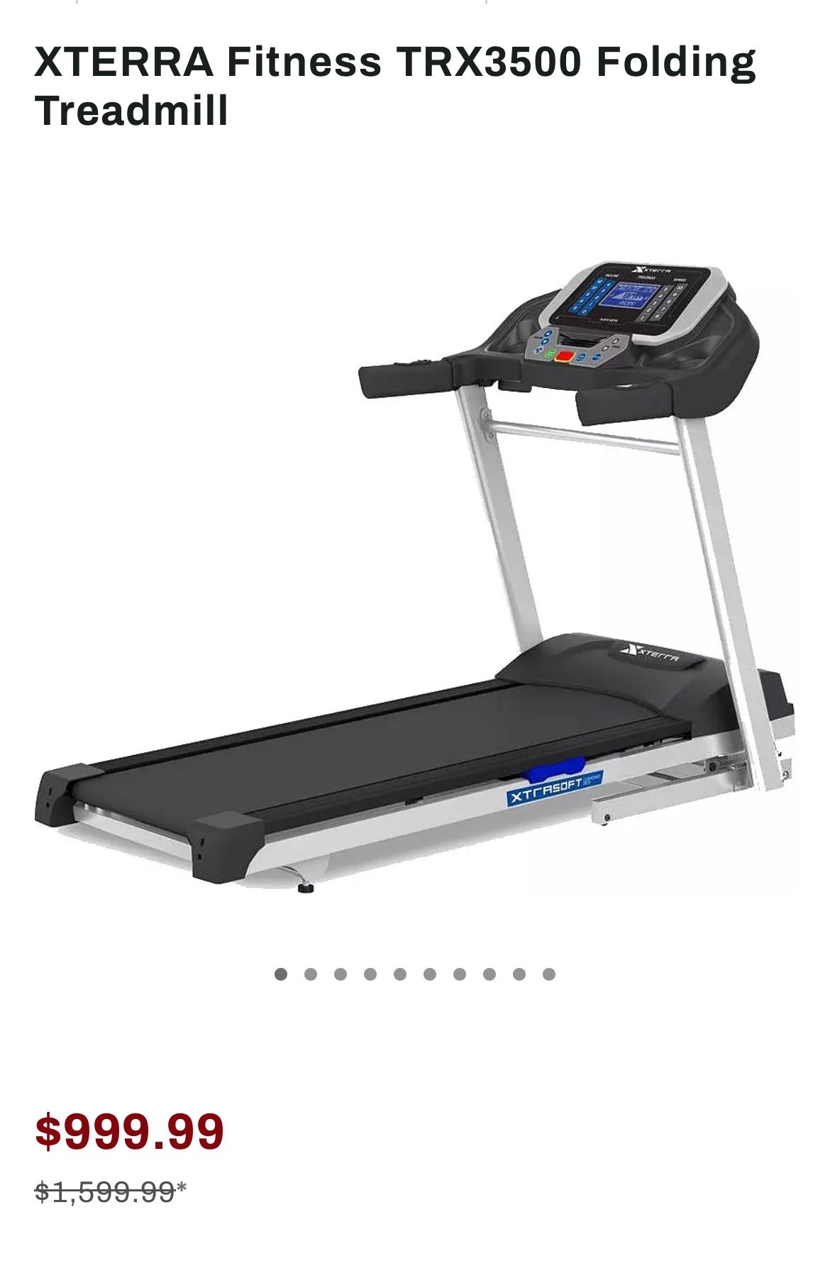 Xterra TRX3500 Folding Treadmill