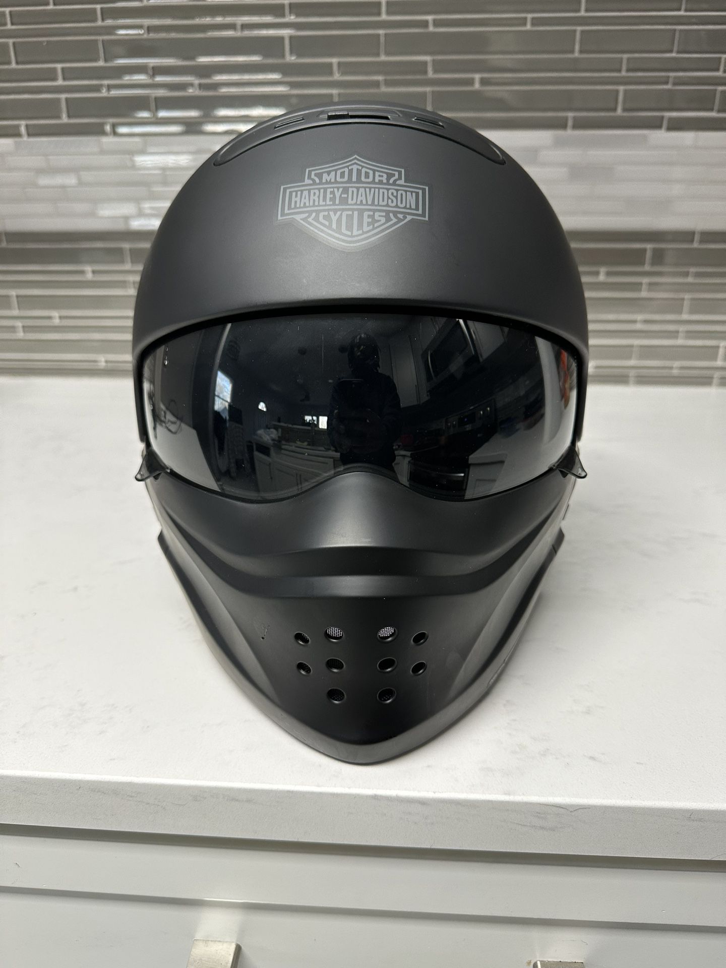 Genuine Harley Davidson 3-in-1 X04 Pilot Helmet (Matte Black)