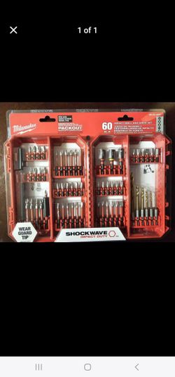 60 Pc Drill And Drive Set Milwake