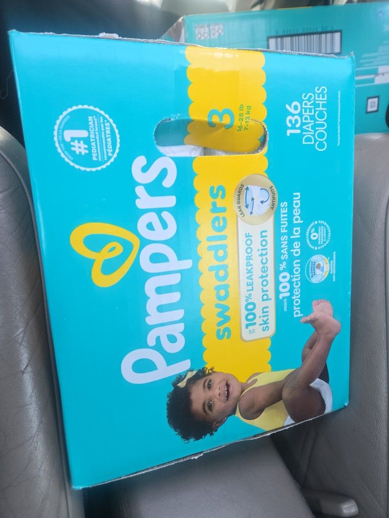 Huggies Pampers Brand New Boxes