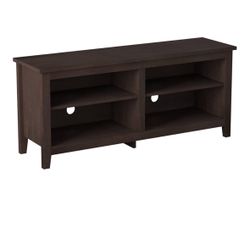 Walker Edison Wren Classic TV Console Entertainment Media Stand with Storage - NIB