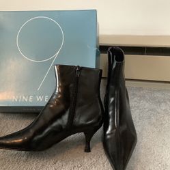 Nine West Leather Booties Size  7  New