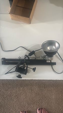 Reptile Clamp Lamp with Adjustable Arm Mount