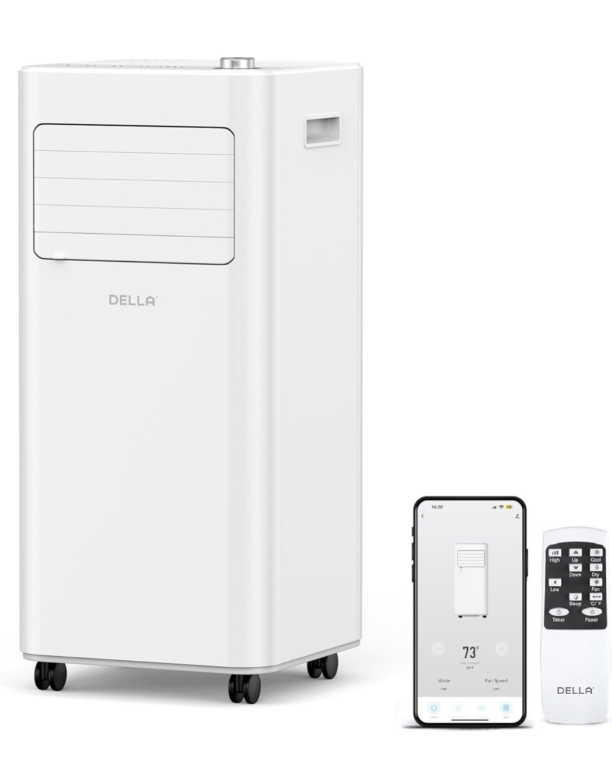 DELLA 8,000 BTU Portable Air Conditioner
