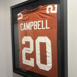 Earl Campbell Signed Jersey 
