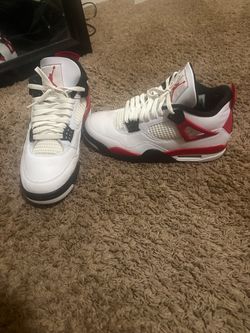 Air Jordan 4 Retro Red Cement Sneakers