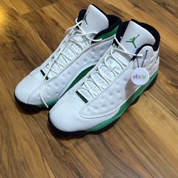 Retro Jordan 13 Lucky Green Size 11