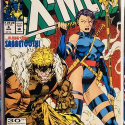 Marvel Comics #6A X-Men, Vol. 1 Farther Still  1st app. Birdy, Jim Lee Cover🔑