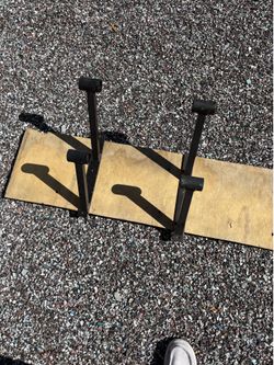 Ballet barre wall brackets