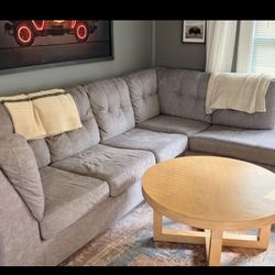 110” Sectional sofa