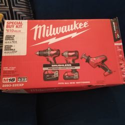 MILWAUKEE M18 COMBO KIT NEW